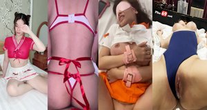 Vợ dâm đãng gái 1 con xinh xắn thích BDSM  – Phần 2