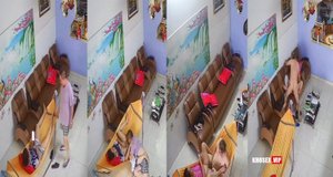 Hack Camera Hai vợ chồng già bú liếm tại võng xong dập nhau trên ghế Sofa