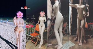 Clip sex Couple Bé Thỏ doggy public với chồng ở Homestay khi đi du lịch biển