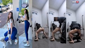 Gái say rượu trong toilet bị nhiều thằng địt